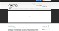 Desktop Screenshot of corbelsolutions.com